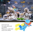 thumbnail image 2 of Cartoon Aquarium Ornament, Floating Fish  Decor Prevent Deformation Safe Cute  For Seawater, 2 of 7