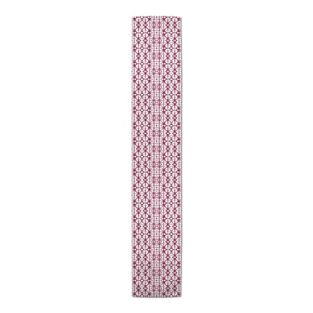 

Creative Products Geometric Shibori Burgundy 16x72 Poly Twill Table Runner