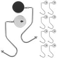 thumbnail image 4 of Tineasur 10Pcs Lightweight Metal Purse Hooks for Table Bag Hangers Home and Office, 4 of 7