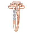 thumbnail image 3 of Everly Women's Morganite 10K Rose Gold Engagement Ring, 3 of 7