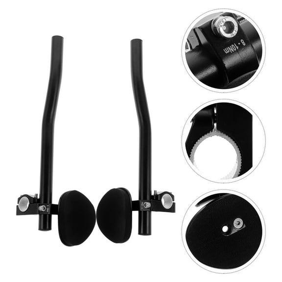 WHAMVOX TT Handlebar Tri Bars Bike Handlebar Adjustable Cycling Rest Handlebar for of Moutain Bike or Road Bike