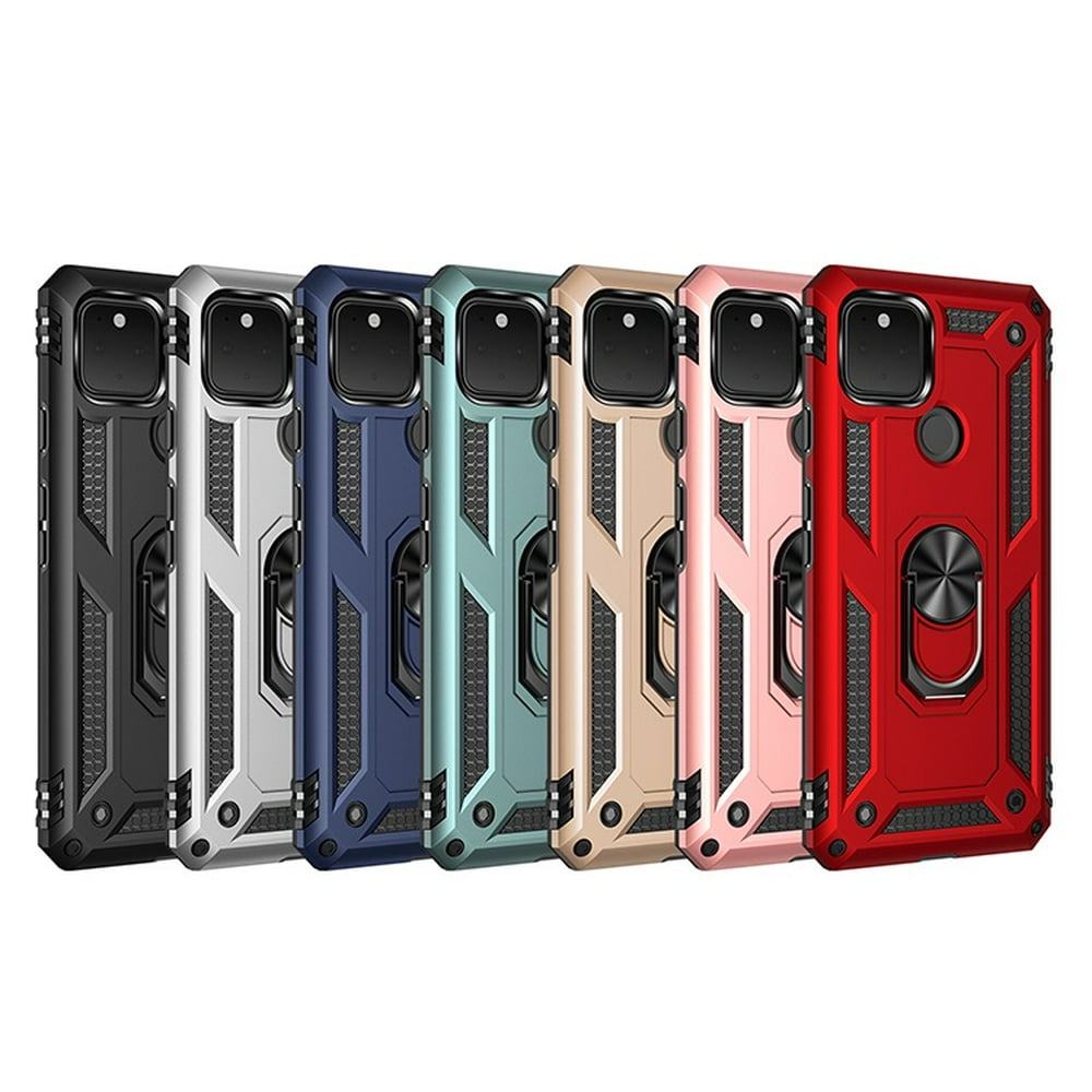 Google Pixel 5 Phone Case, Strong Protective Kickstand Multifunction