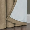 thumbnail image 4 of Design Solutions Quinn 95-Inch Grommet Top 100% Blackout Window Curtain Panel in Mocha, 4 of 4
