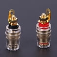 thumbnail image 4 of 2 Uds 4mm Amplificador Chapado en Oro Altavoz Vinculante Postes Terminal Latón, 4 of 4