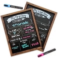 thumbnail image 1 of School Board Loddie Doddie de doble cara con rotuladores de tiza, 1 of 6