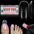 thumbnail image 1 of Nail Forms NOVO OVO, 300 unidades, puntera doble para uñas de poligel, 1 of 8
