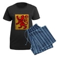 thumbnail image 5 of CafePress - Scots Lion Pajamas - Women's Short Sleeve Print T-Shirt and Pants Dark Cotton Pajama Set, 5 of 7