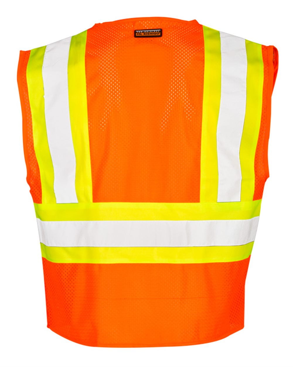 Kishigo Large Class 2 Breakaway High Visibility Vest, Orange 1176-L