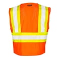 thumbnail image 2 of Kishigo 5XL Class 2 Breakaway High Visibility Vest, Orange 1176-5X, 2 of 4