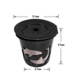 thumbnail image 4 of Filtro de cápsula de café taza de filtro ecológica para utensilios de cocina para el hogar (negro), 4 of 8