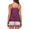 thumbnail image 3 of Summer Spaghetti Strap Women Solid Color Casual Tank Tops Sleeveless Lace-up Tops Camisole, 3 of 4