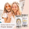thumbnail image 2 of Sister Gifts From Sister - Stainless Steel Tumbler 20oz Gifts for Sisters - Meaningful Gift For Sister From Sister - Gift For Best Friend Women Big Sister Little Sister Birthday Gifts, 2 of 6
