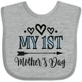 thumbnail image 3 of Inktastic My 1st Mothers Day Girls Baby Bib, 3 of 4