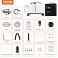 thumbnail image 2 of VEVOR 5-8KW Diesel Heater, Diesel Air Heater All in One with Remote Control and LCD Screen, Fast Heating Low Noise, Portable Diesel Heater for Truck Van RV Trailer Camper and Indoors, 2 of 9