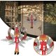 thumbnail image 2 of Corona De Navidad, Decoración De Puerta De Muñeco De Nieve Colgante Decoración De Corona De Árbol De Navidad Al Aire Libre para Su Puerta, Pared O Ventana Chimenea Pared Ratán, 2 of 5