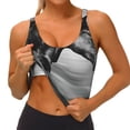 thumbnail image 3 of Lsque Soutien-Gorge de Sport Imprimé Cheval de Course pour Femmes, Compression, Évacuation de l'Humidité, Soutien-Gorge de Sport à Fort Impact pour Femmes, Soutien-Gorge de Sport TG, 3 of 8