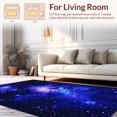 thumbnail image 2 of Flatwoven High Traffic Area Rug, Whimsical Celestial Design, Non Slip, Stain Resistant, Washable Area Rugs for Living Room, Bedroom(Blue, 4X6), 2 of 8