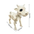 thumbnail image 3 of Maojin Halloween Decoration Halloween Cow Skeleton,Cow Skeleton Halloween Decor,Skeleton Cow Halloween Outdoor, 3 of 9