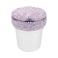 thumbnail image 2 of Deeceymbur Bling Car Ashtray with Lid Smokeless Inner Container Windproof Ashtray Portable LED Blue Light Auto Accessories for Travel, Detachable Mini Trash Can, 2 of 6