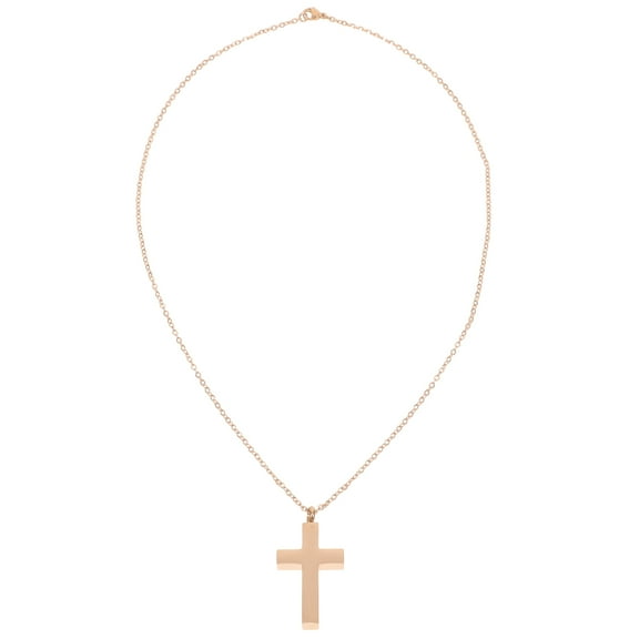 WORGEOUS Cremation Necklace For Ashes Cross Pendant Urn Necklace Memorial Keepsake Jewelry For Men Women Ash Keepsake Necklace