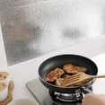 thumbnail image 4 of Kitchen Oil Proof Water Proof Sticker Aluminum Film Oil Sticker roll Self Adhesive Wall Sticker for Countertop Drawer Liner Shelf Liner Stove, 4 of 7