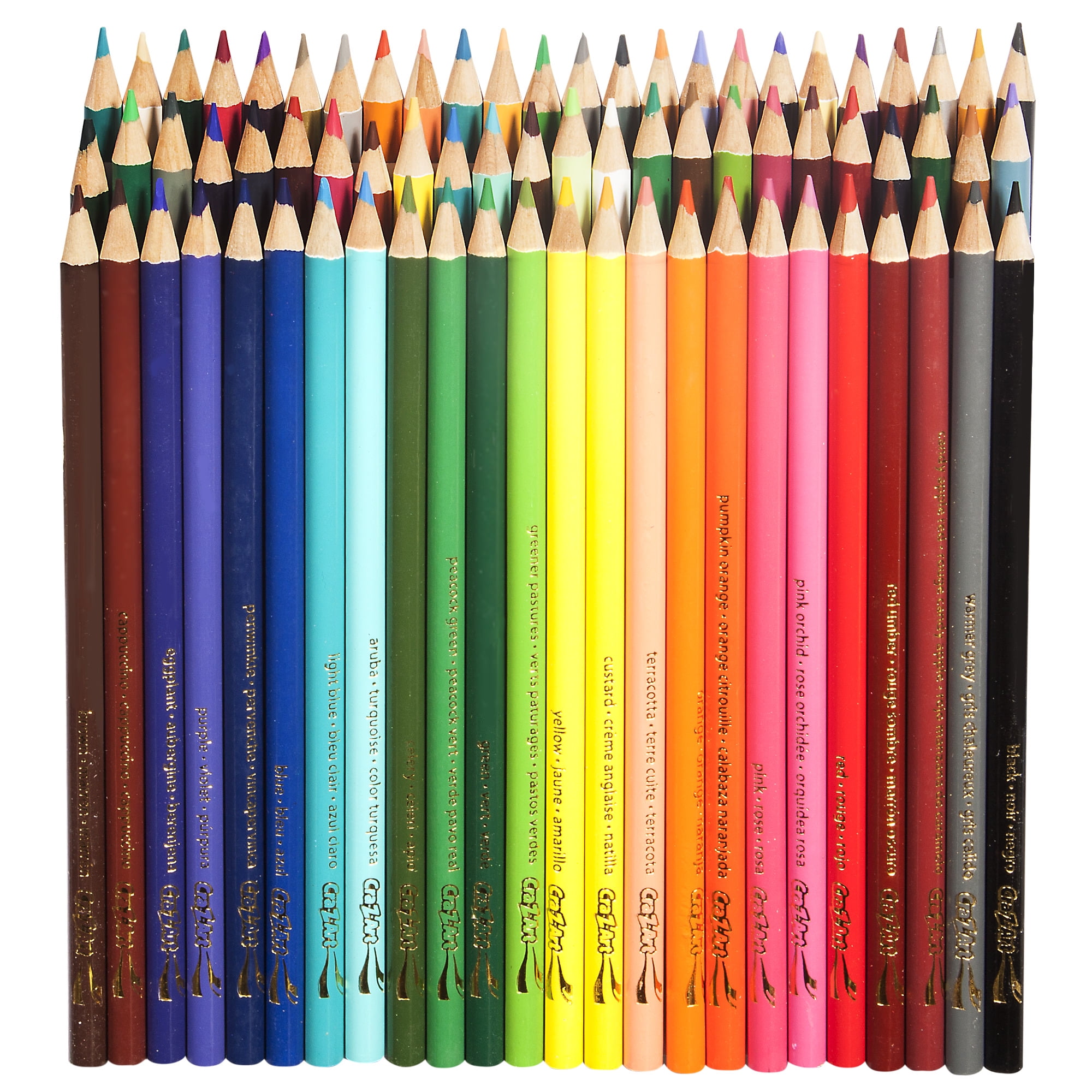 72 Cra-Z-Art Colored Pencils Bright Vivid &Classic Assorted Colors Crazy Art  NEW