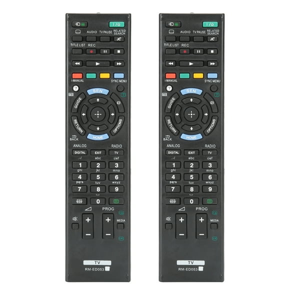 Télécommande TV Longue Durée de Vie Léger Universel Télécommande ABS Matériel Durable KDL-32W651A pour KDL-32W650A