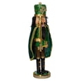 thumbnail image 7 of Kurt Adler 21.5" Leprechaun Holding an Gold Staff Christmas Nutcracker, 7 of 7