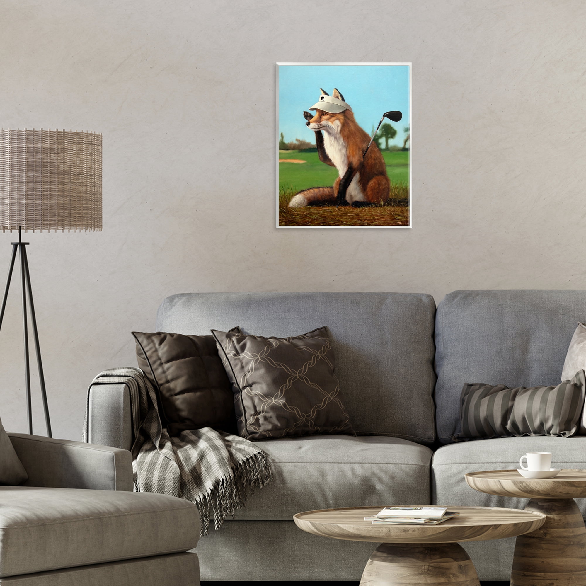 Stupell Industries Fox Drive Golfer Wall Plaque Art, design by Lucia Heffernan