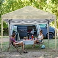 thumbnail image 6 of ABCCANOPY 10' x 10' Beige Outdoor Pop up Canopy Tent Camping Sun Shelter-Series, 6 of 8