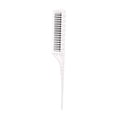 thumbnail image 1 of 3-Row Teeth Teasing Comb Detangling Brush Rat Tail Comb Adding Volume Back Coming Hairdressing Combs, 1 of 9