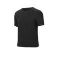 thumbnail image 3 of Sport-Tek YST470 Youth Rashguard Tee, Black, XS, 3 of 4