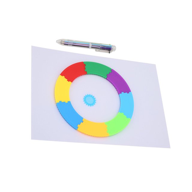 Juego de Arte Con espirógrafo ANGGREK Herramienta de Pintura Artística Giratoria Plástico Educativo Para Niños