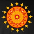 thumbnail image 3 of CafePress - Sun Chakra Long Sleeve Dark T Shirt - Long Sleeve Dark T-Shirt, 3 of 4