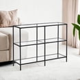 thumbnail image 3 of Console Table Console Table Console Table With Storage 39.4 Inch Console Table Metal Frame Console Table Thin Console Table Entryway With Shelves, 3 of 6