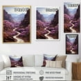 thumbnail image 4 of Designart "Journeying Endlessly in the Canyon VI" Landscape & Nature Floater Framed Canvas Art Print, 4 of 7