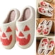 thumbnail image 5 of Zapatilla Antideslizante con Forro de Piel para Mujer Bsvklp Calabaza Espeluznante Invierno, 5 of 9