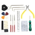 thumbnail image 3 of Kit de reparación Mantenimiento de Reparación de Guitarra Kit de Herramientas de Limpieza Incluye Organizador de Cuerdas y String Action Ruler & Calibre Herramienta de Medición & Juego de Llaves Hexag Tomshoo Kit de reparación, 3 of 6