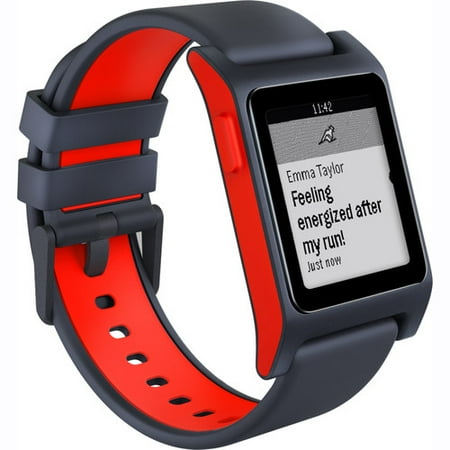 PEBBLE 2 HR - Black-Red