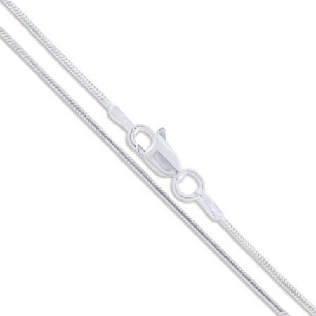 Sterling Silver Reflections Snake - Sterling Silver 8 Sided Magic Snake Chain 1mm Solid 925 Italy New Necklace 20