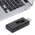 thumbnail image 4 of Probador de cargador USB Bling Bling Medidor de prueba USB de 4 dígitos LCD color, 4 of 7