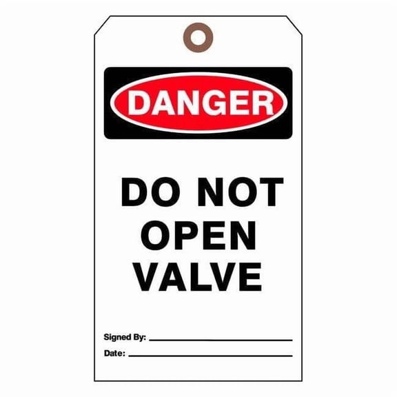 See All Industries Danger Tag,7 in H,4 in W,Cardstock,PK25 DTUF-G41