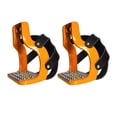 thumbnail image 2 of 5 Saddle Stirrups, Lightweight Safety Horse Saddle, Flexible, Hand Polished, Horse, Alumi - Orange, 2 of 9