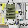 thumbnail image 3 of ZOUBAOQ Oxford Cloth Tool Bag Water-Resistant Tear-Proof Roll-Up For Car/Electrician/Hardware Organizer Tools,Multi Compartment, 3 of 8