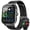 Black, variant on Smart Watch for Women Men, 1.83" HD Screen, Make/Answer Call, Sleep Monitor, 100+Sports Modes, Waterproof Fitness Watch Compatible for Android & iPhone, Black, 2 Bands