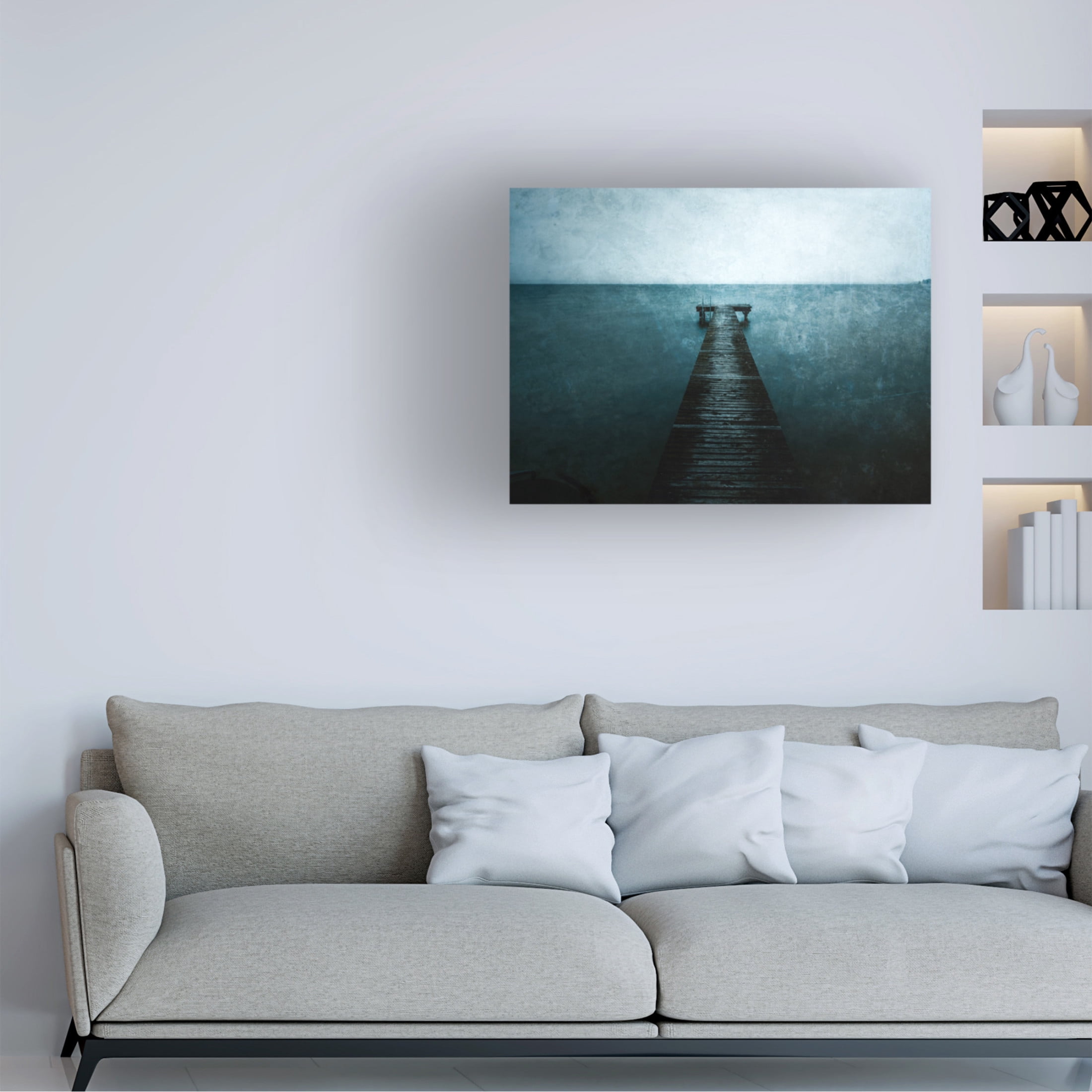 Trademark Fine Art Farid Kazamil The path Canvas Wall Art