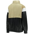 thumbnail image 3 of Youth Gold/Black New Orleans Saints Goal Line Stance Full-Zip Hoodie Windbreaker, 3 of 3