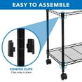 thumbnail image 2 of Mount-It! Rolling File Cart with Folder Rack, 2 of 9