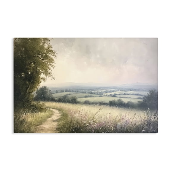 Stupell Industries Rolling Farmlands in Distance Canvas Wall Art, design by Petal Prints Design