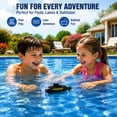 thumbnail image 5 of Mini RC Submarine Boat for Kids, 6CH Remote Control Waterproof Diving Toy with LED Lights for Pools and Bathtubs, 5 of 8
